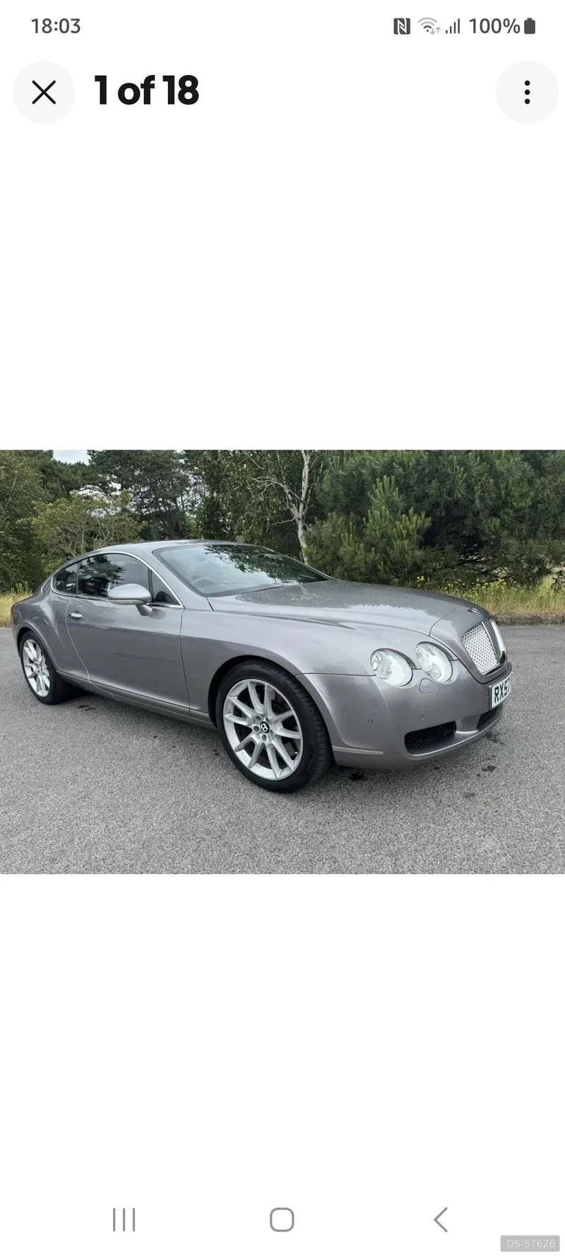 2007 Bentley Continental Gt Mulliner in London 10