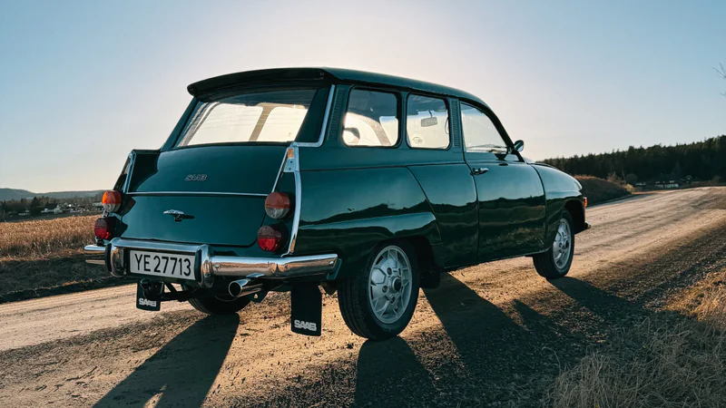 1976 Saab 95 V4 in Nannestad 3