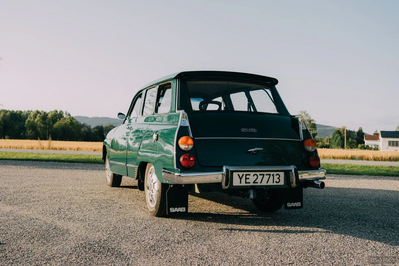 1976 Saab 95 V4 in Nannestad 2