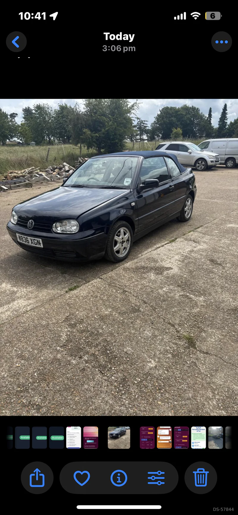 2001 Volkswagen Golf Cabrio in Do Er 3