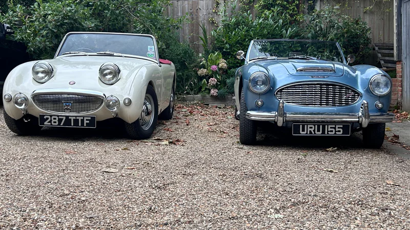 1961 Austin Healey Frogeye Sprite in Lane End 4