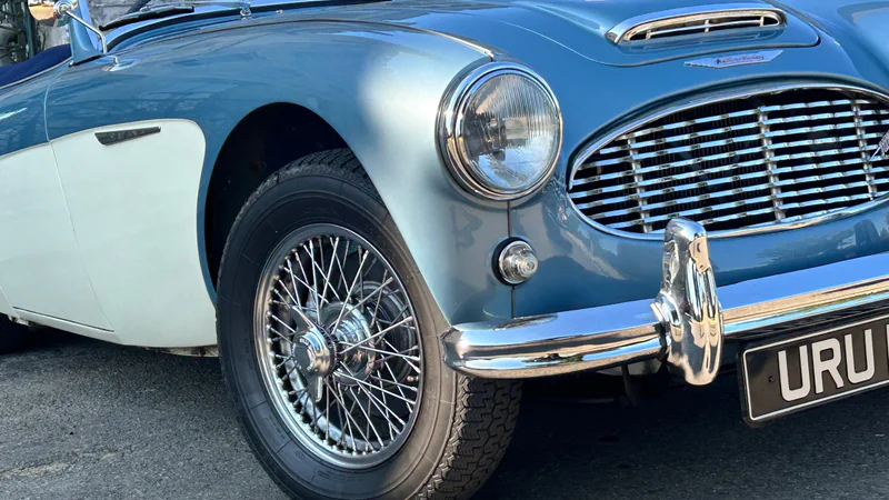 1957 Austin Healey 100-6 in Lane End 8