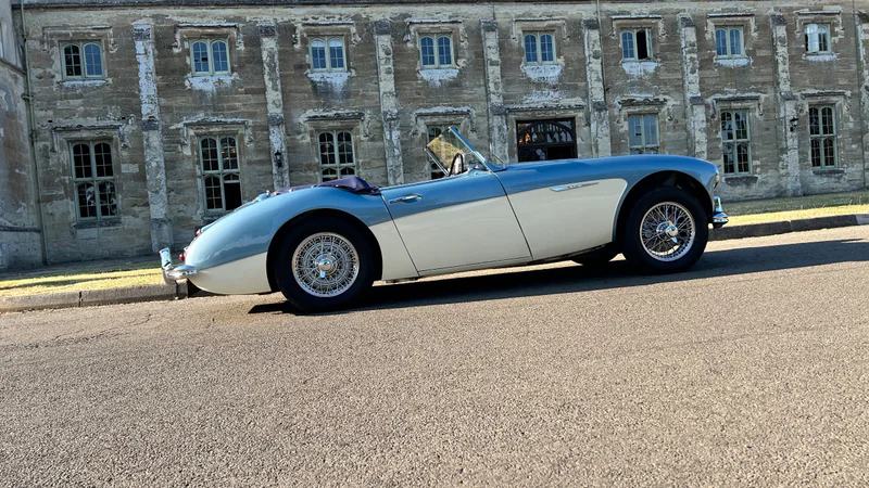 1957 Austin Healey 100-6 in Lane End 10