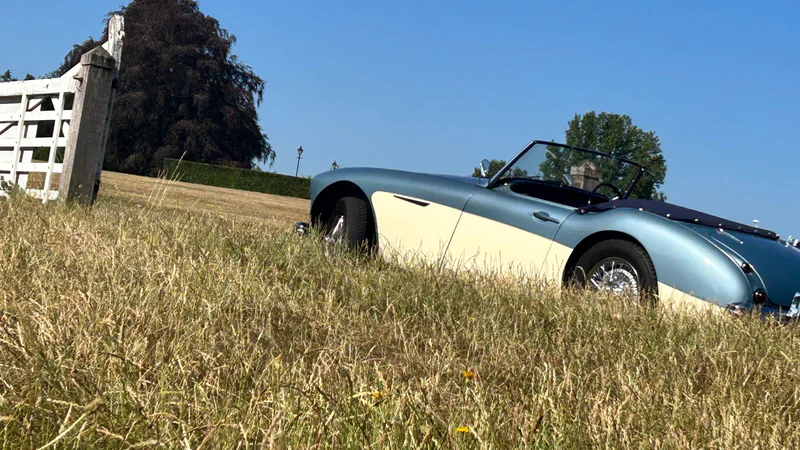 1957 Austin Healey 100-6 in Lane End 5