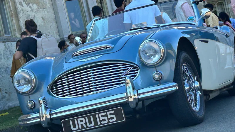 1957 Austin Healey 100-6 in Lane End 6