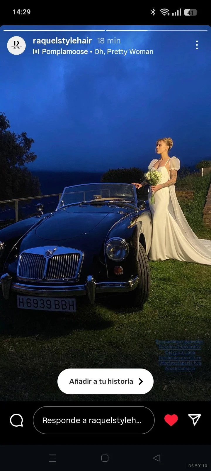 1957 MG A in Pineda de Mar 14