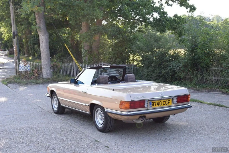 1985 Mercedes-Benz 300 Sl. R107 in Lyme Regis 3