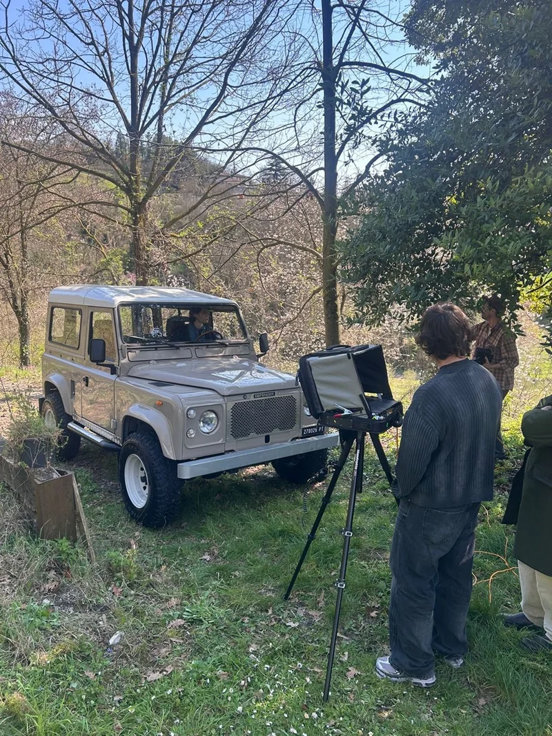 1985 Land Rover 90 in Pavia 2