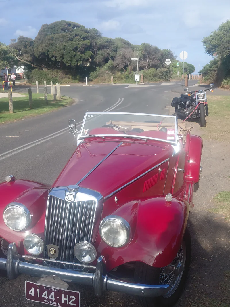 1956 MG Tf in Point Lonsdale 2