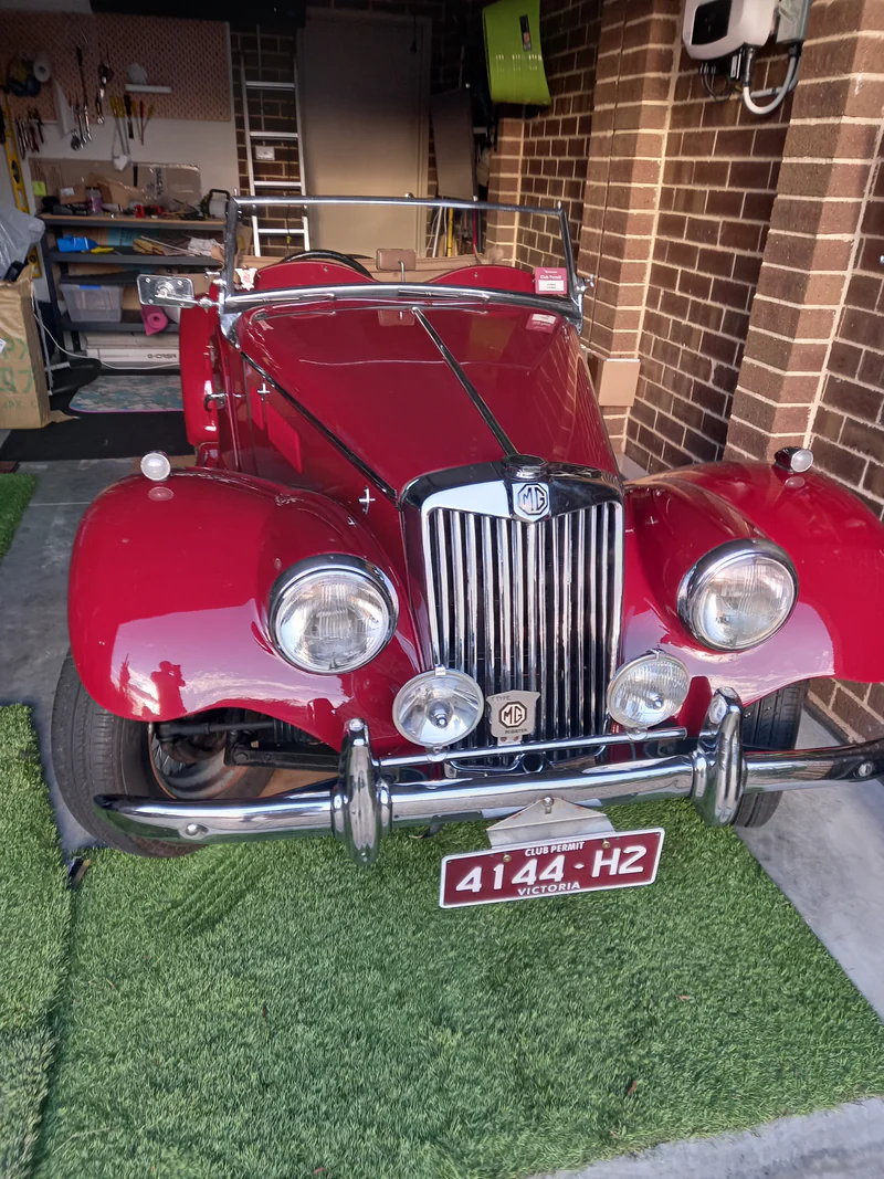 1956 MG Tf in Point Lonsdale