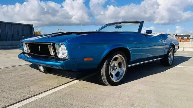 1973 Ford Mustang 73  Convertitel 351  Cui V8 Cleanland in Allingåbro 1
