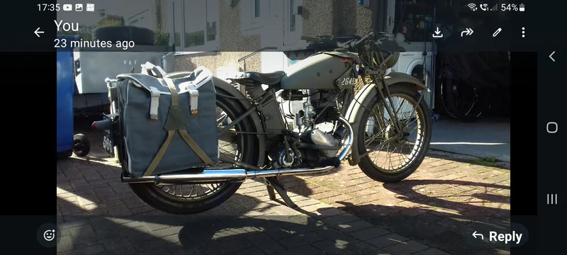 1938 BSA C10 in Clydebank 2