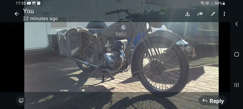 1938 BSA C10 in Clydebank 3