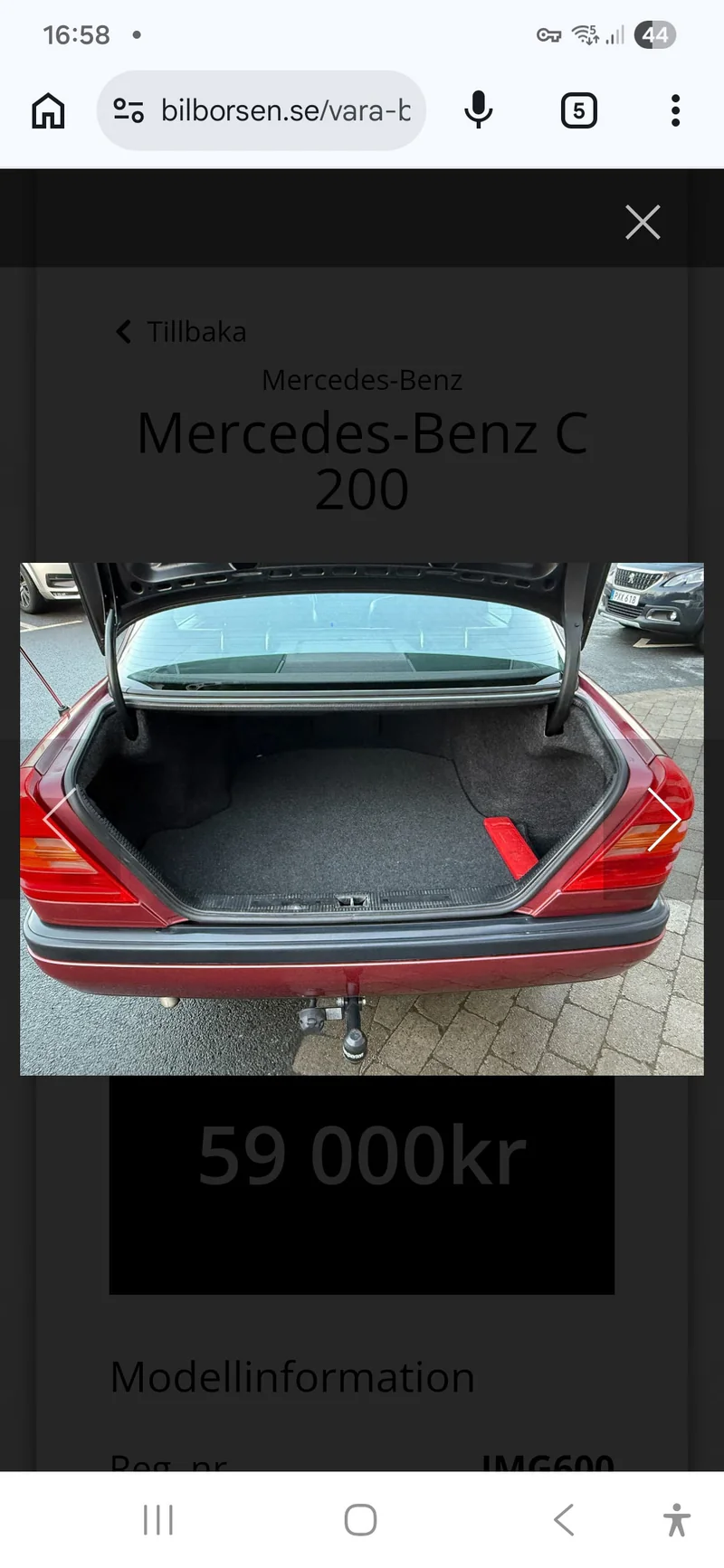1985 Mercedes-Benz 200 in Vittsjö 3