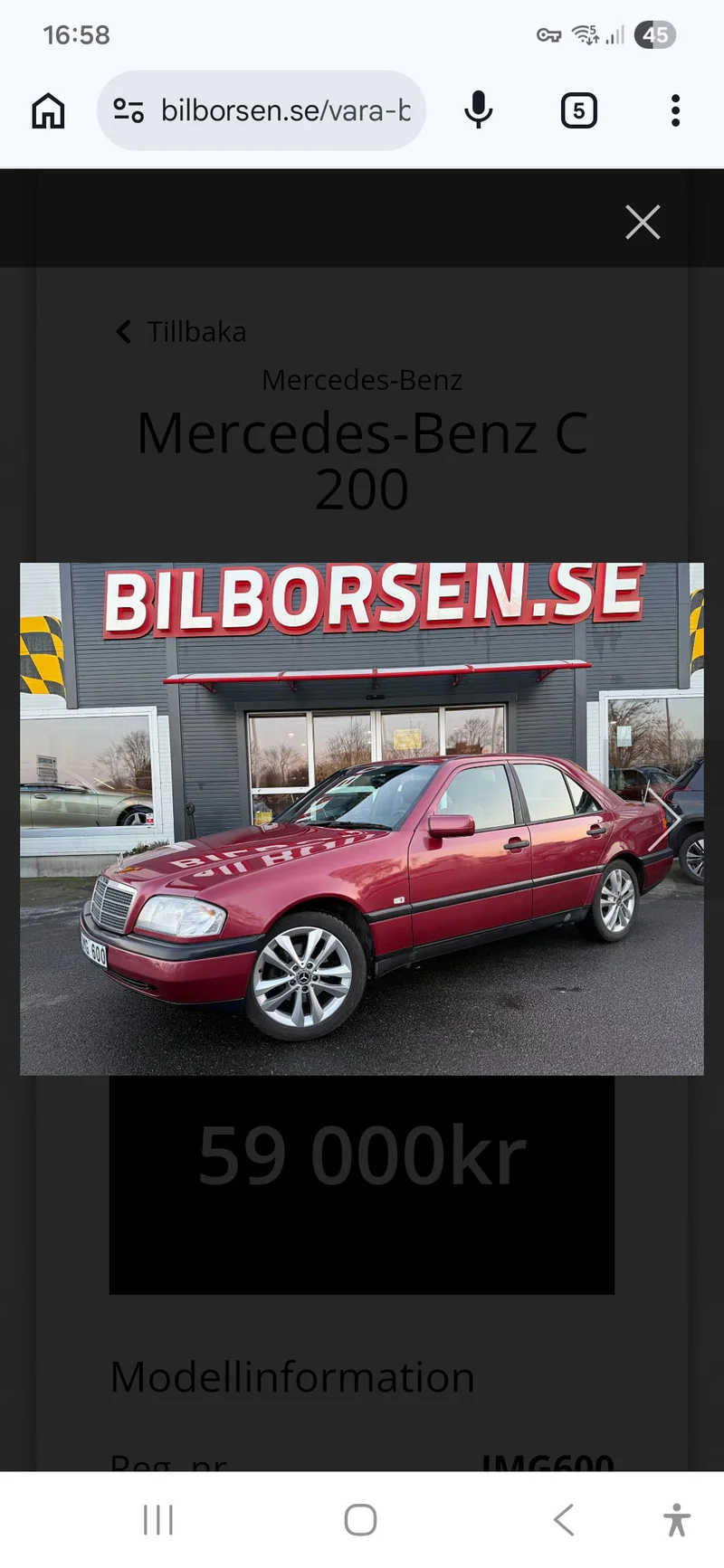 1985 Mercedes-Benz 200 in Vittsjö 7