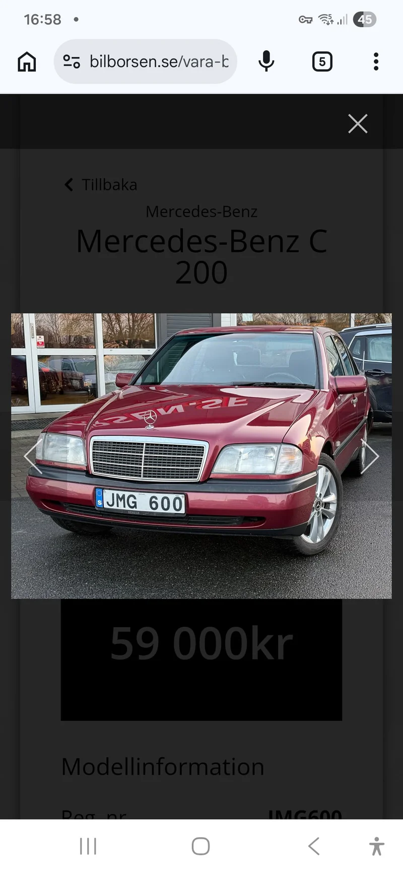 1985 Mercedes-Benz 200 in Vittsjö 8