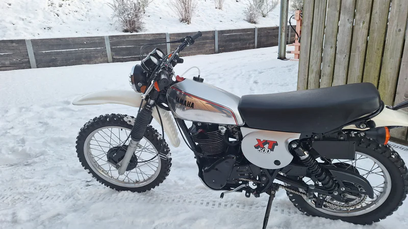 1989 Yamaha XT500 in Llangadog 2