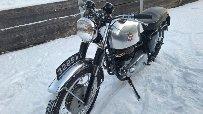 1963 BSA Rocket Goldstar in Llangadog 6