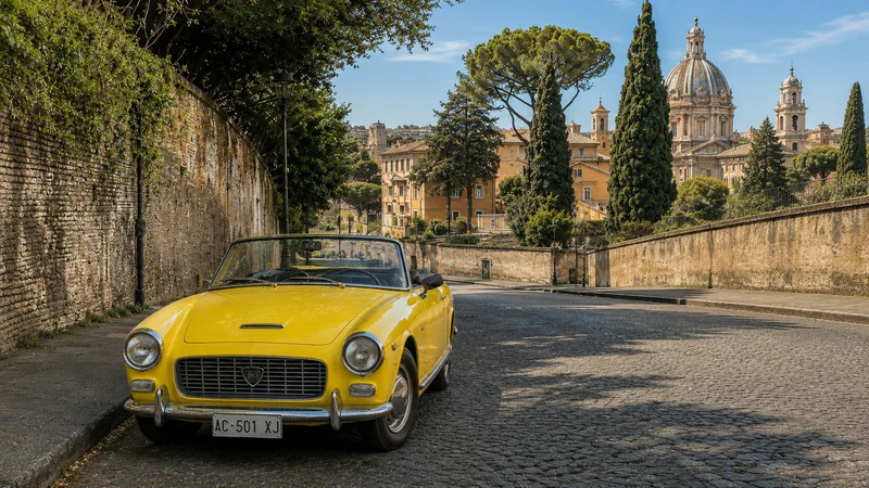 1961 Lancia Appia in Rome 5