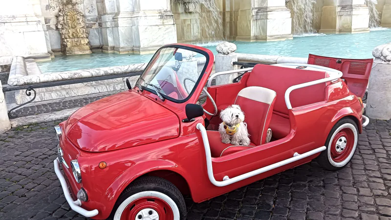 1970 Fiat 500 in Rome 4