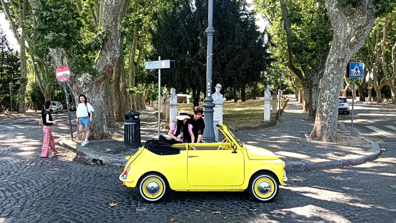 1970 Fiat 500 in Rome