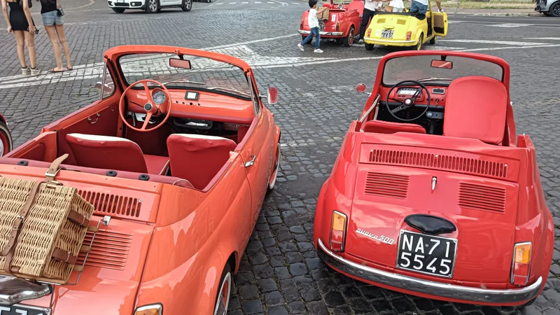 1970 Fiat 500 in Rome 3