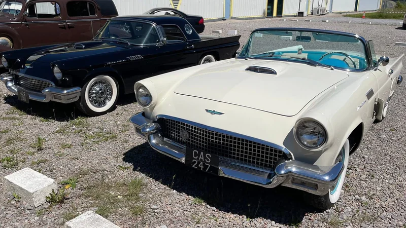 1957 Ford Thunderbird Convertible in Swansea 2