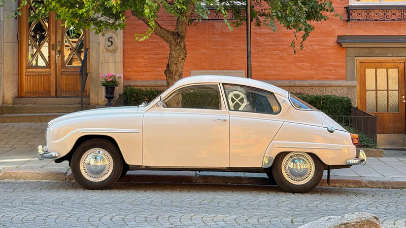 1965 Saab 96 2takt in Stockholm 6