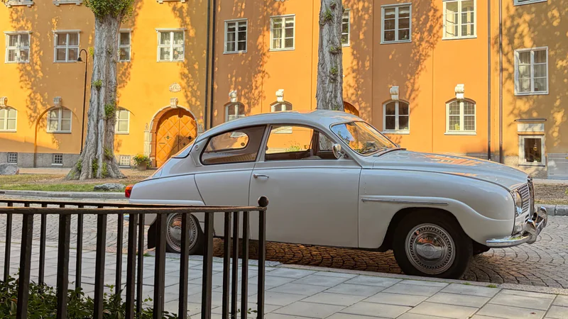1965 Saab 96 2takt in Stockholm 9