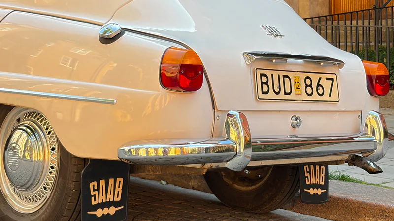 1965 Saab 96 2takt in Stockholm 4