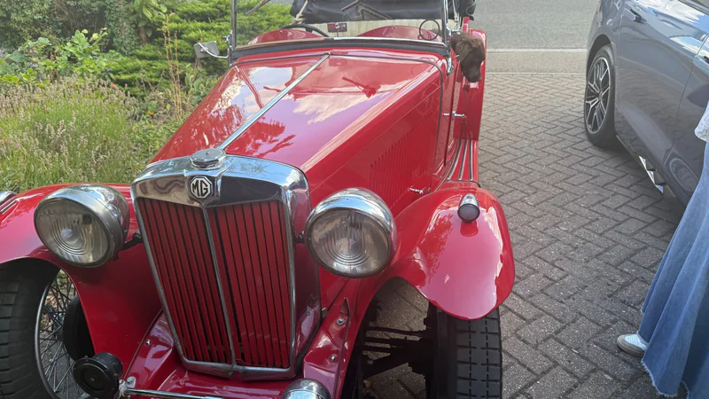 1937 MG A in Cambridge 2