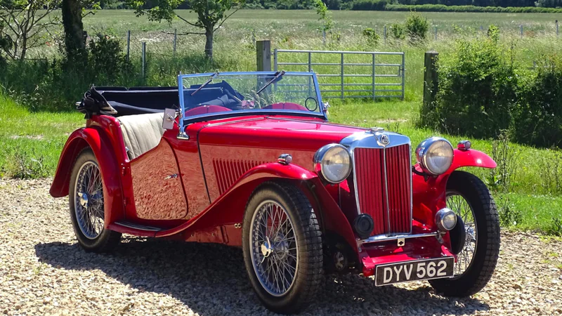1937 MG A in Cambridge