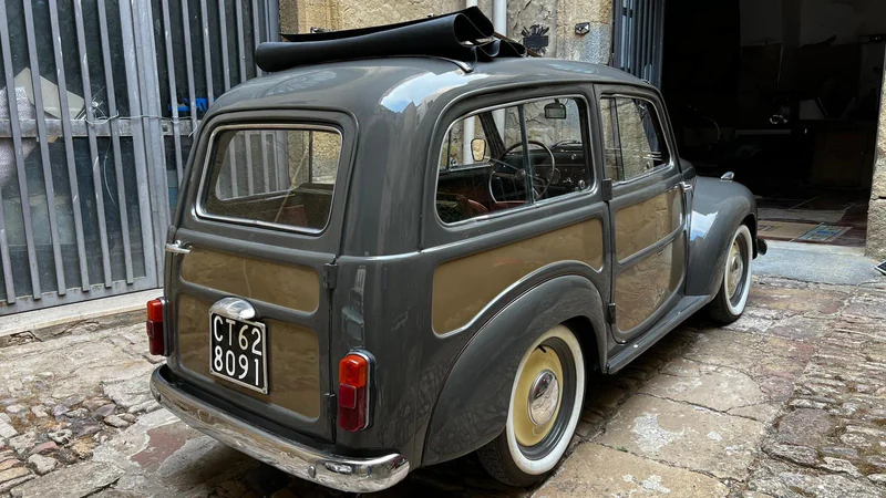 1955 Fiat 500 C Belvedere in Caltagirone 13