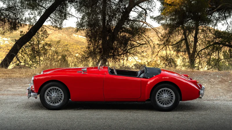 1961 MG A in Nice 7