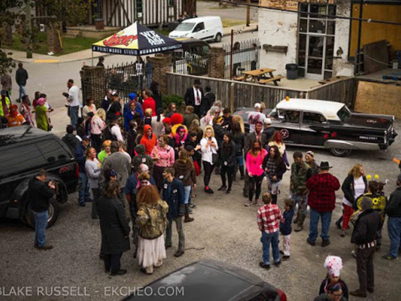 1959 Custom Zombie apocalypse wedding 3