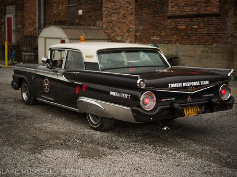 1959 Custom Zombie apocalypse wedding 4
