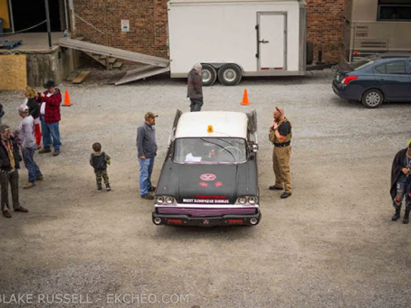 1959 Custom Zombie apocalypse wedding 5