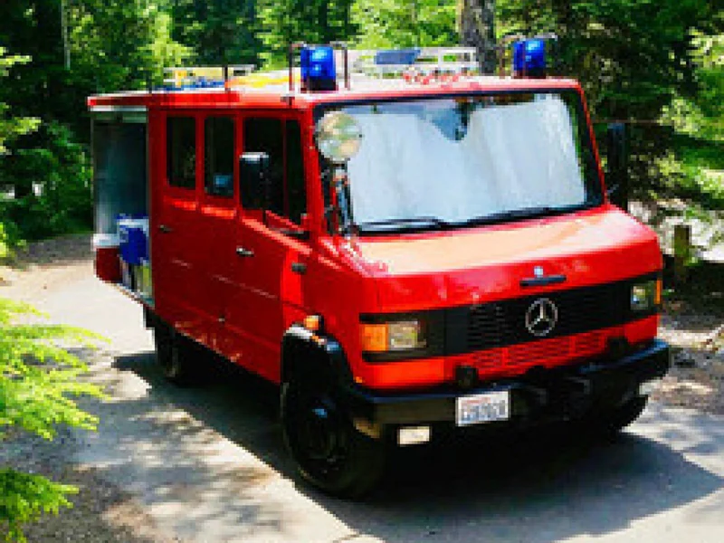 1988 Mercedes-Benz 711 Retired Fire Truck 3