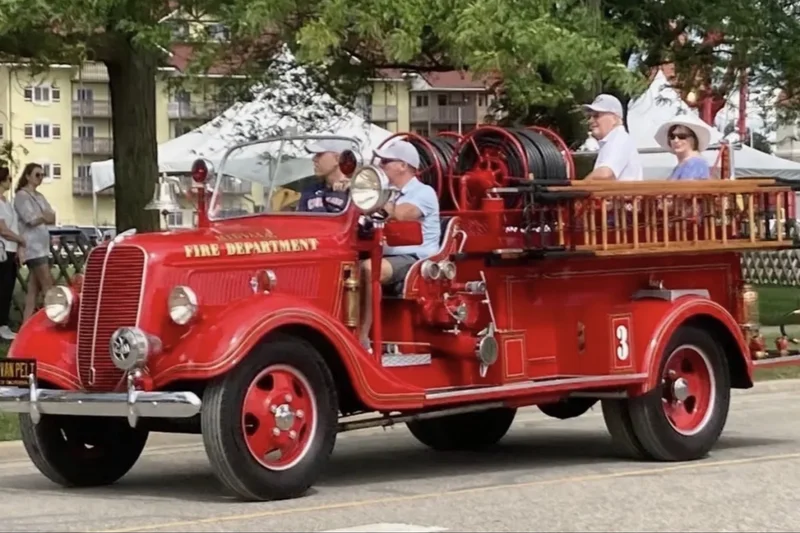1937 Ford Van Pelt Fire Truck