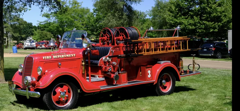 1937 Ford Van Pelt Fire Truck