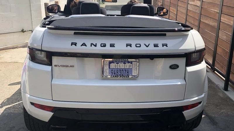2017 Land Rover Evoque convertible 3