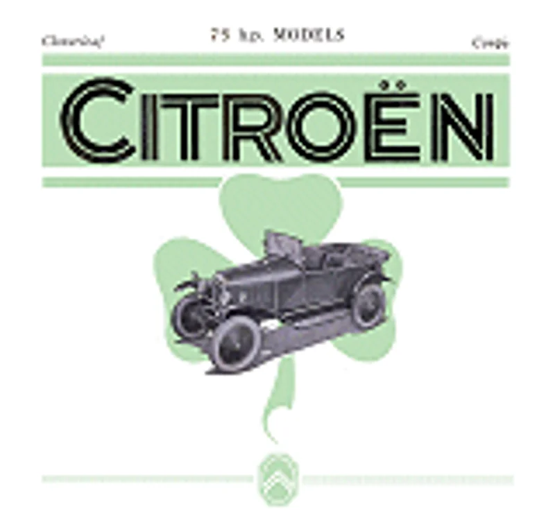 1925 Citroen C3 7.5HP Cloverleaf ( 5HP Trefle ) 7