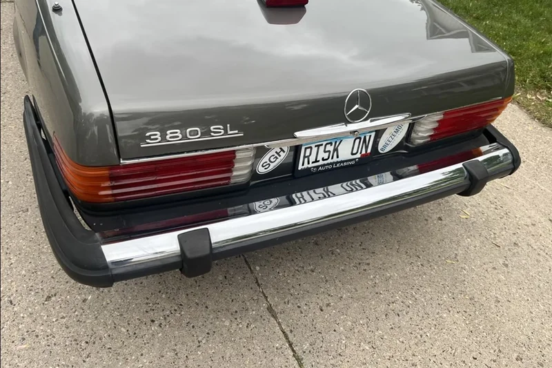1984 Mercedes-Benz 380SL convertible 4