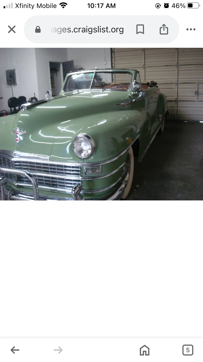1948 Chrysler Windsor Convertible 5