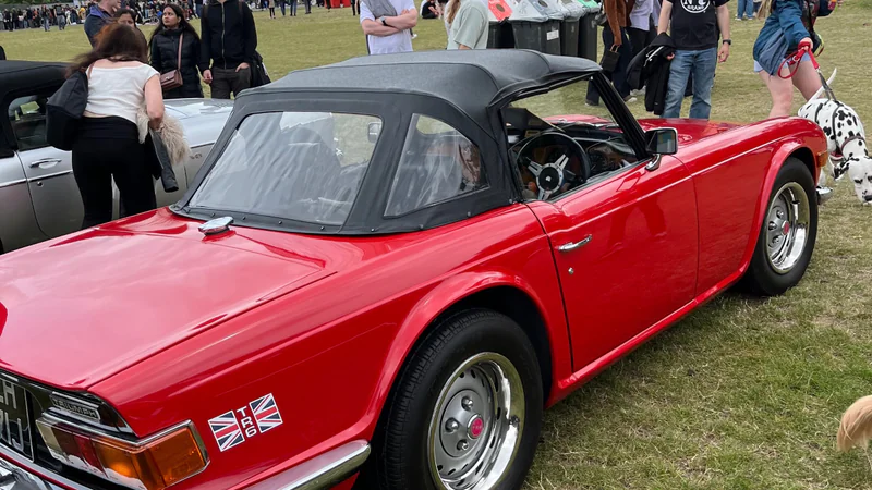 1971 Triumph TR6 in London 2