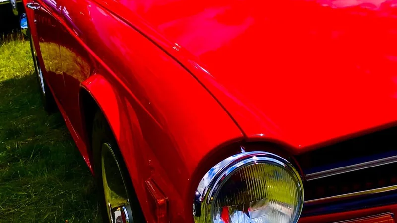 1971 Triumph TR6 in London 3
