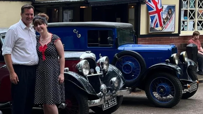 1935 Riley Falcon in Woodhall Spa 4