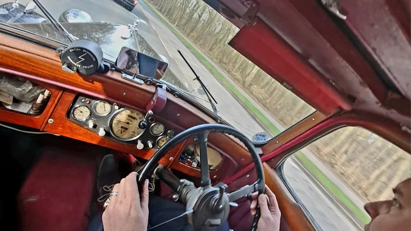 1935 Riley Falcon in Woodhall Spa 5