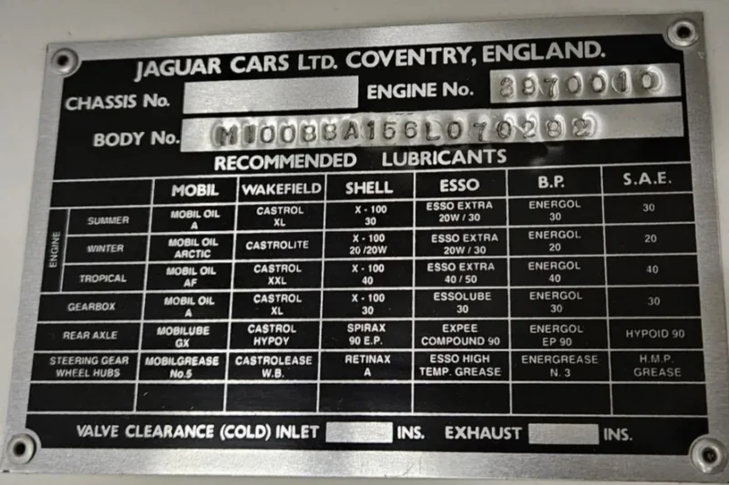1952 Jaguar XK 120 Base 13