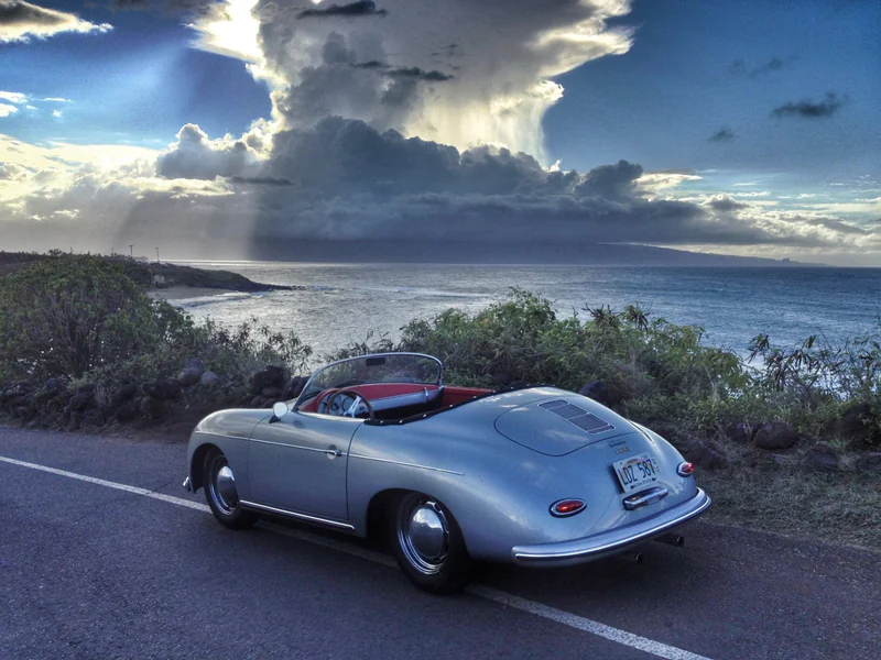 1957 Porsche 356 in Kihei 2